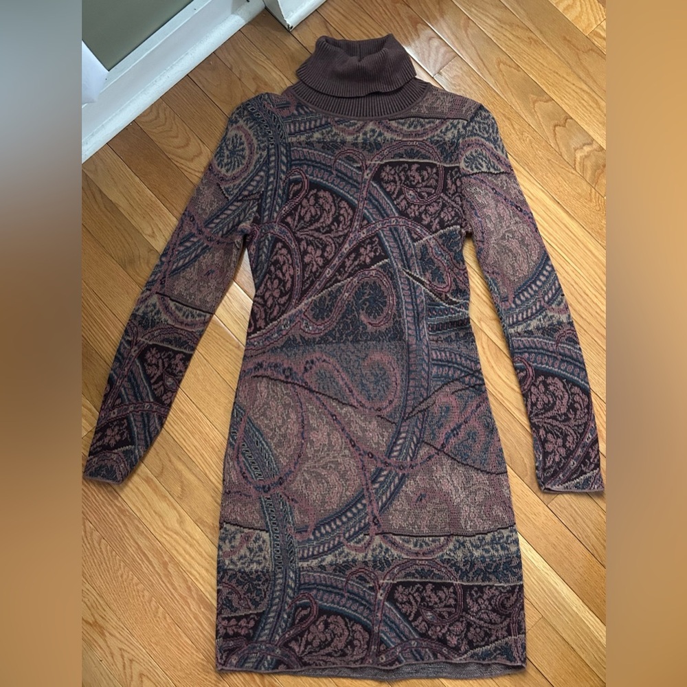 Peruvian Connection turtle neck dress.